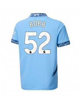 Manchester City Oscar Bobb #52 Heimtrikot 2024-25 Kurzarm